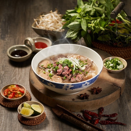 PHỞ TÁI GÂN